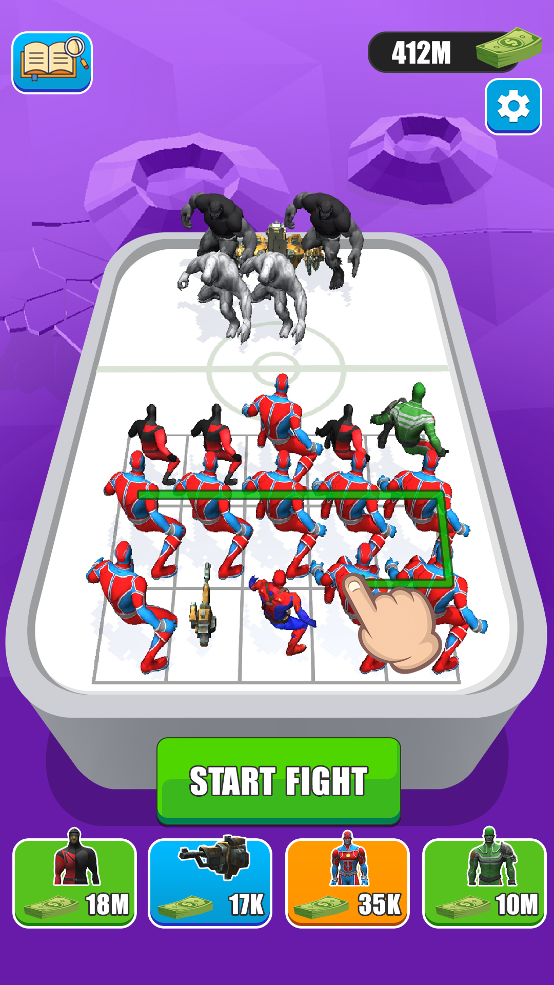 اسکرین شات 5 بازی Merge Master: Superhero Fight