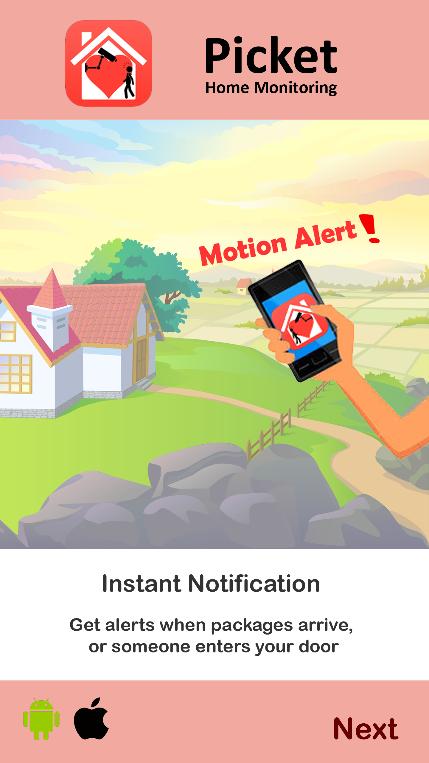 اسکرین شات 3 برنامه Smart Home Surveillance Picket