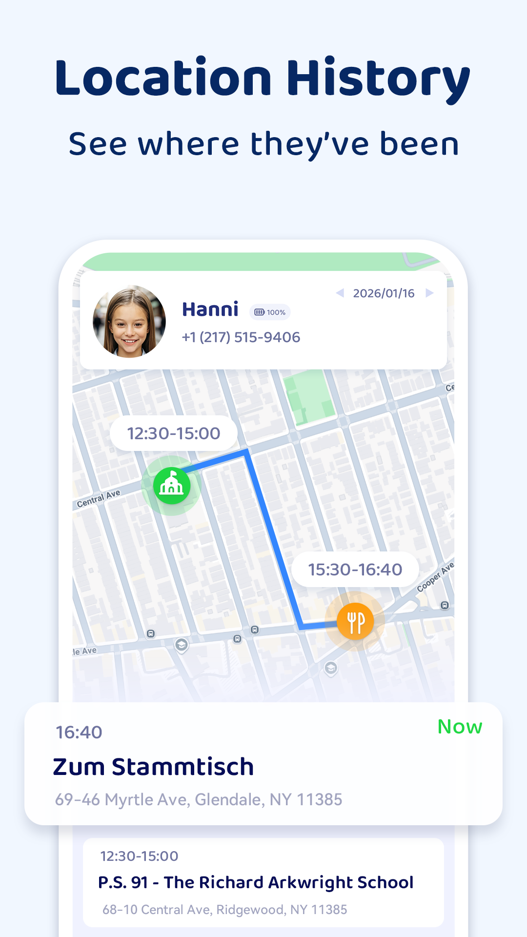 اسکرین شات 4 برنامه Family Tracker by Phone Number