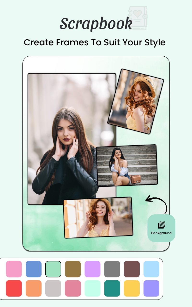 اسکرین شات 5 برنامه Family Photo Frame - Tree Grid