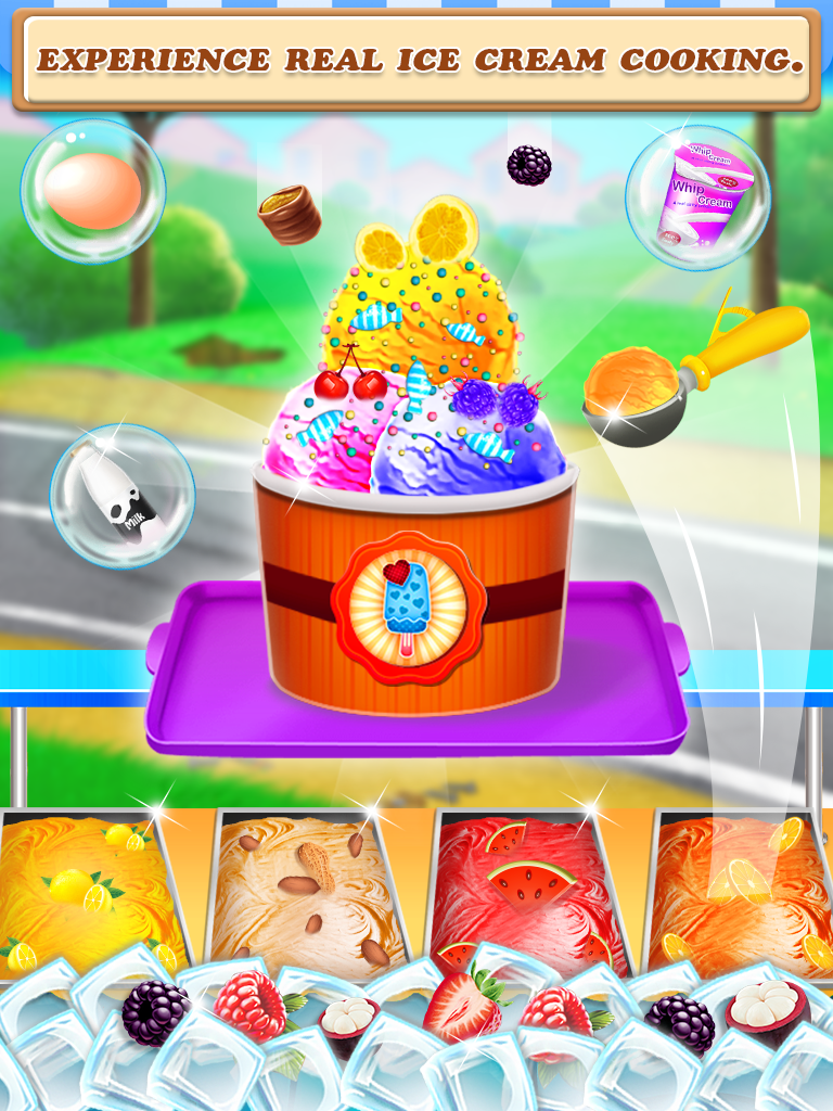 اسکرین شات 5 بازی Street Ice Cream Shop Game