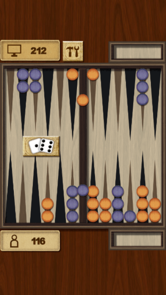 اسکرین شات 1 بازی Backgammon Classic