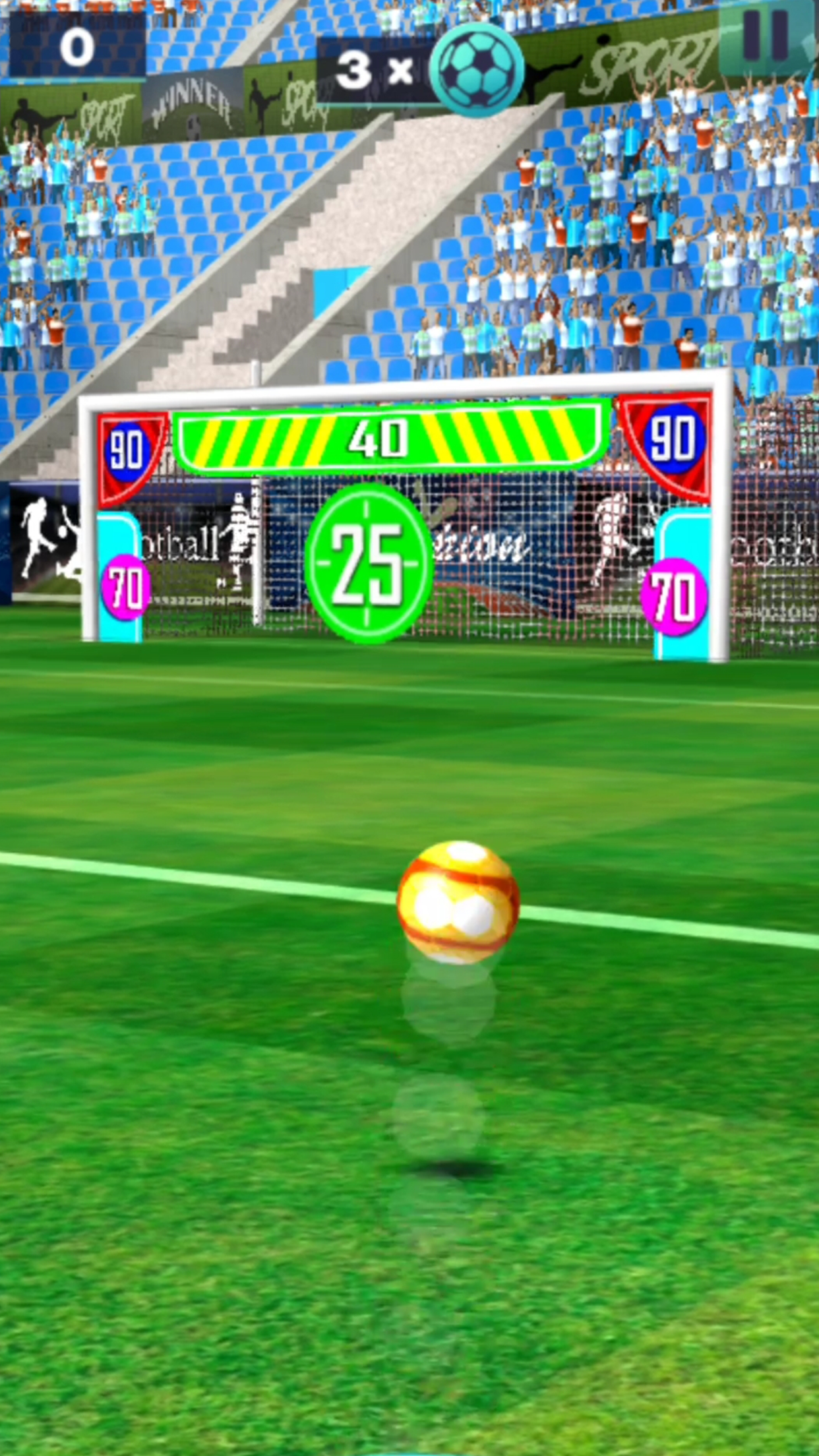 اسکرین شات 1 بازی 3D Freekick Football Game