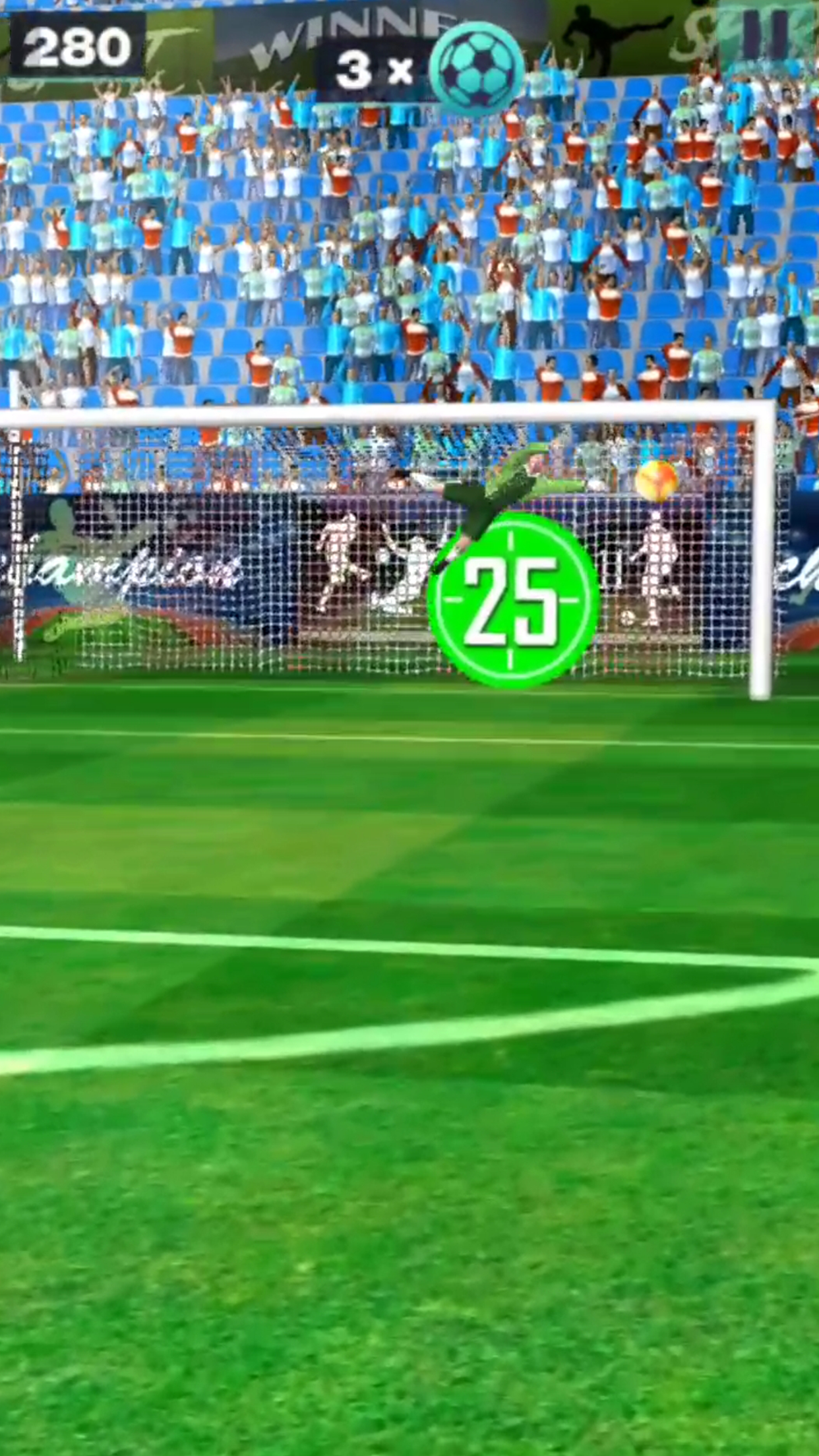 اسکرین شات 3 بازی 3D Freekick Football Game