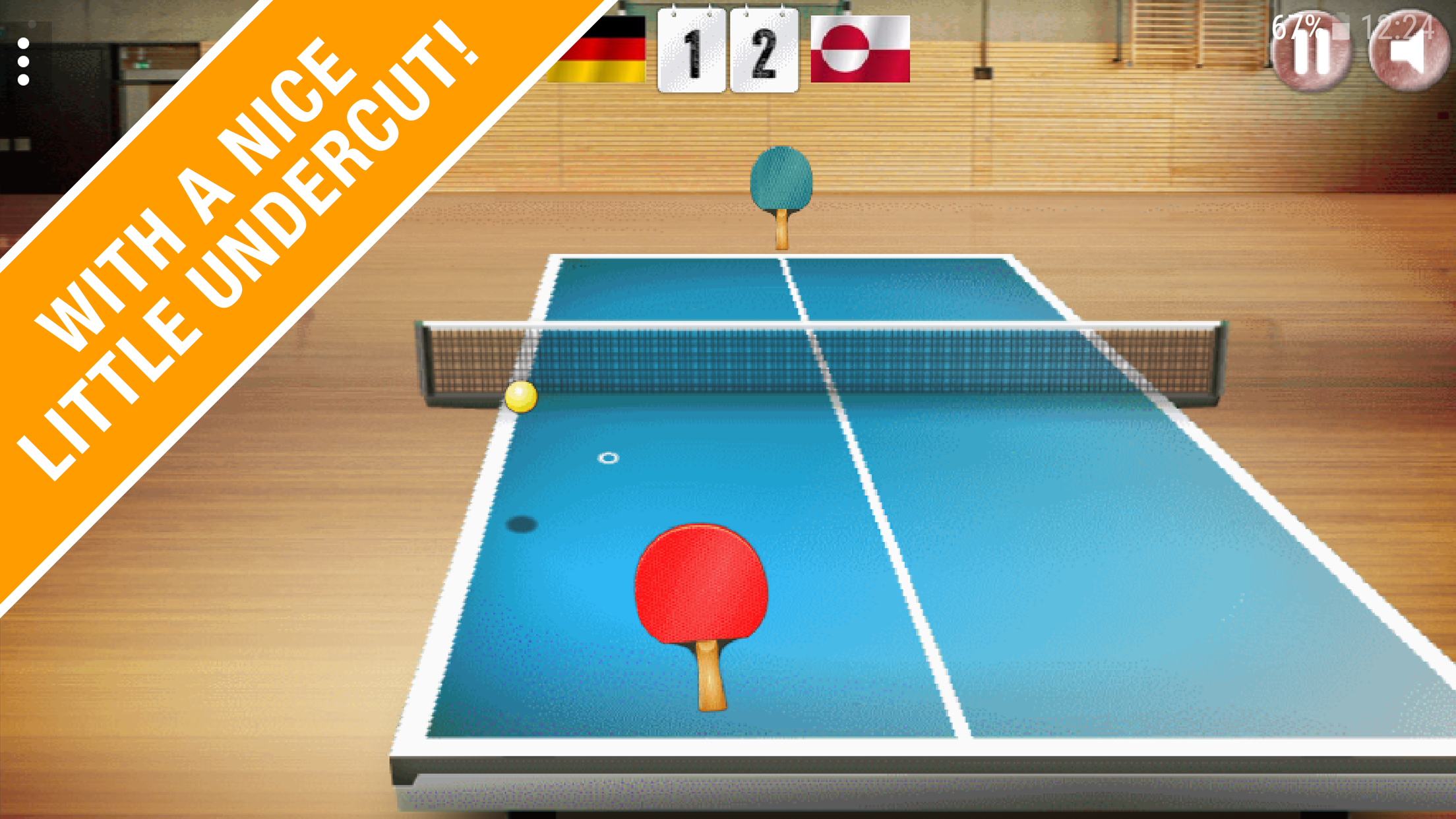 اسکرین شات 2 بازی Table Tennis 3D Ping Pong Game
