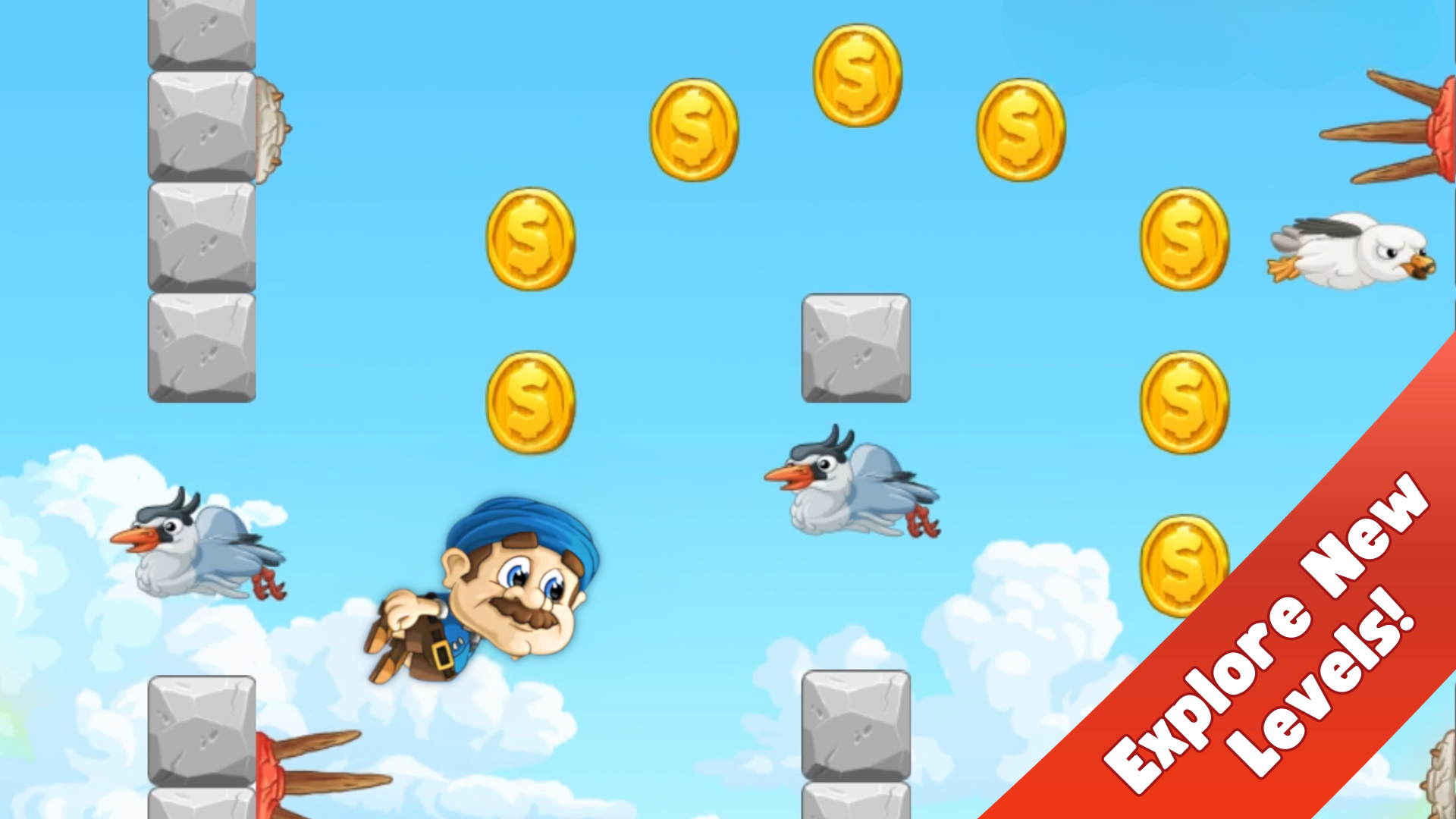 اسکرین شات 4 بازی Uncle Ahmed – Jump & Run