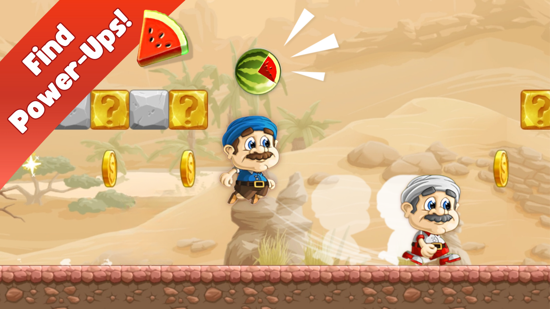 اسکرین شات 1 بازی Uncle Ahmed – Jump & Run