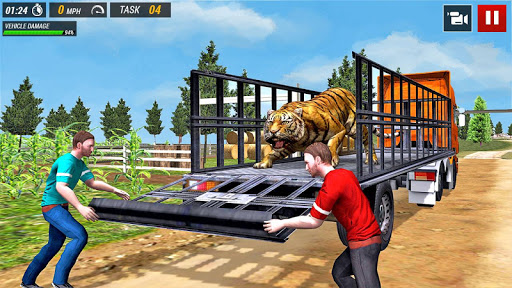 اسکرین شات 1 بازی Offroad Truck Animal Transport Games
