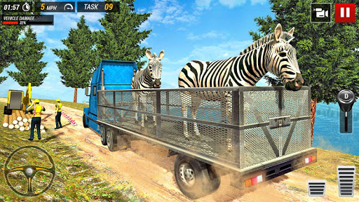 اسکرین شات 2 بازی Offroad Truck Animal Transport Games