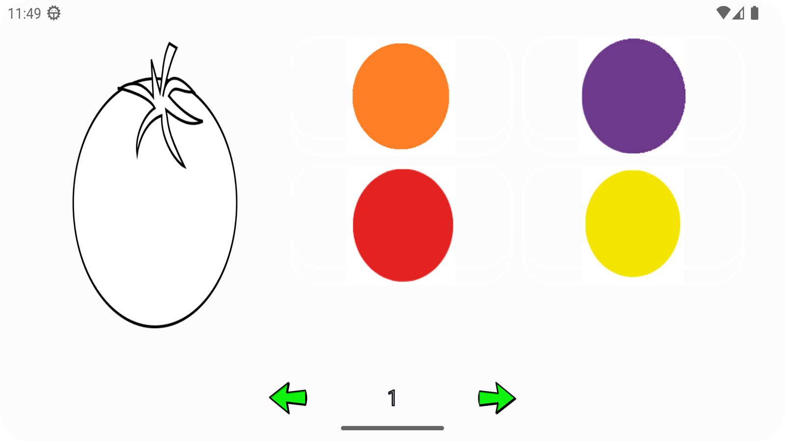 اسکرین شات 1 بازی من چه رنگی ام؟ (2 تا 4 سال)