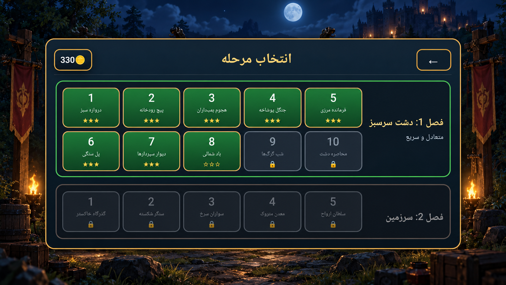 اسکرین شات 2 بازی ‏‏نگهبانان قلعه
