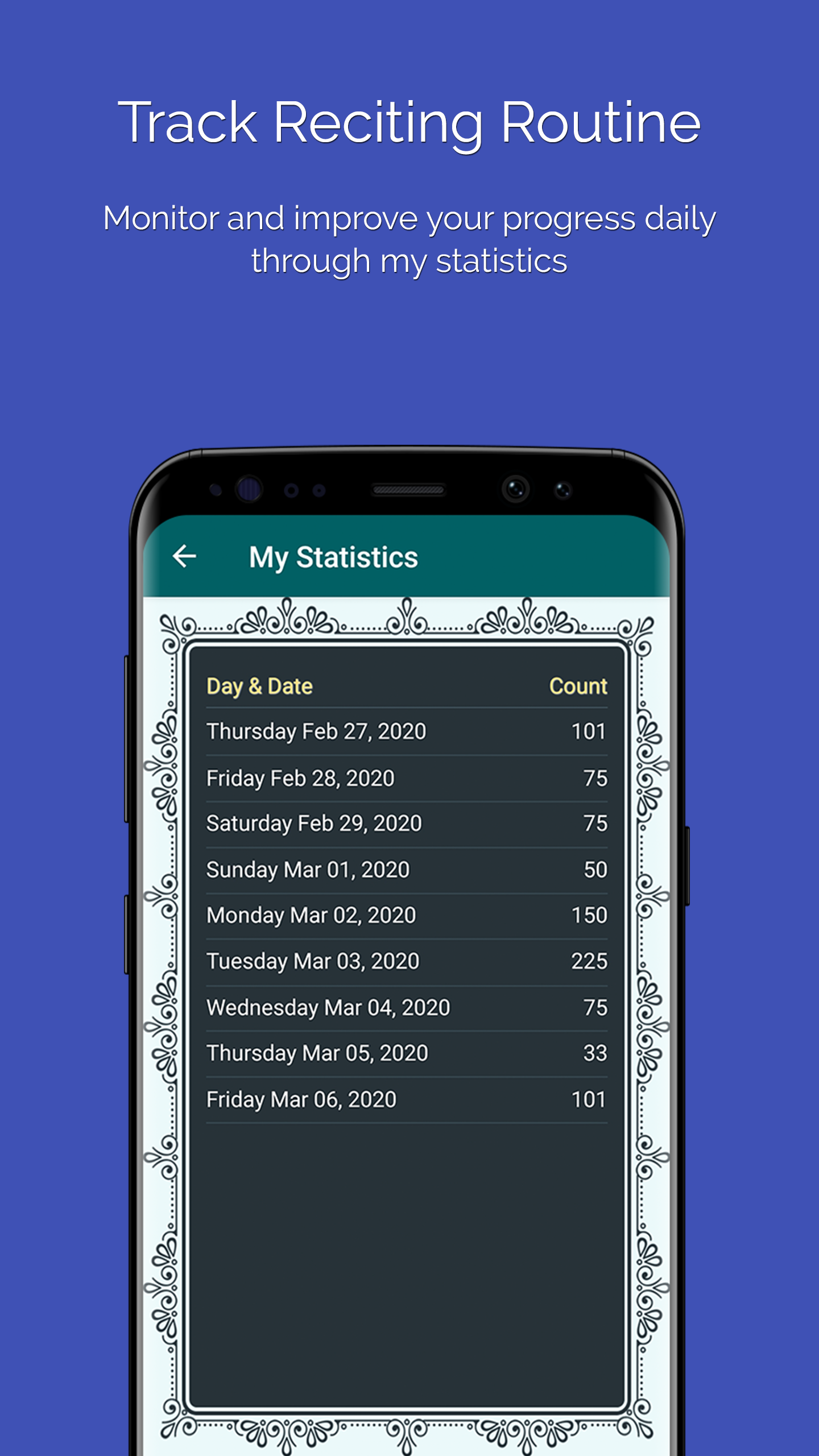 اسکرین شات 6 برنامه Tasbih with Actual Experience