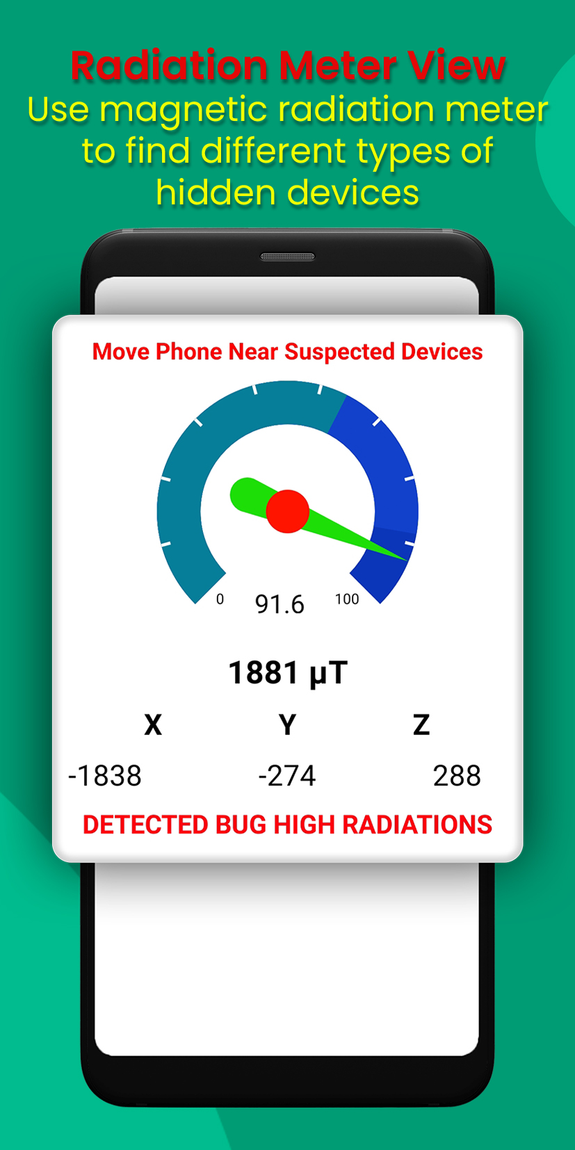 اسکرین شات 5 برنامه Hidden devices detector