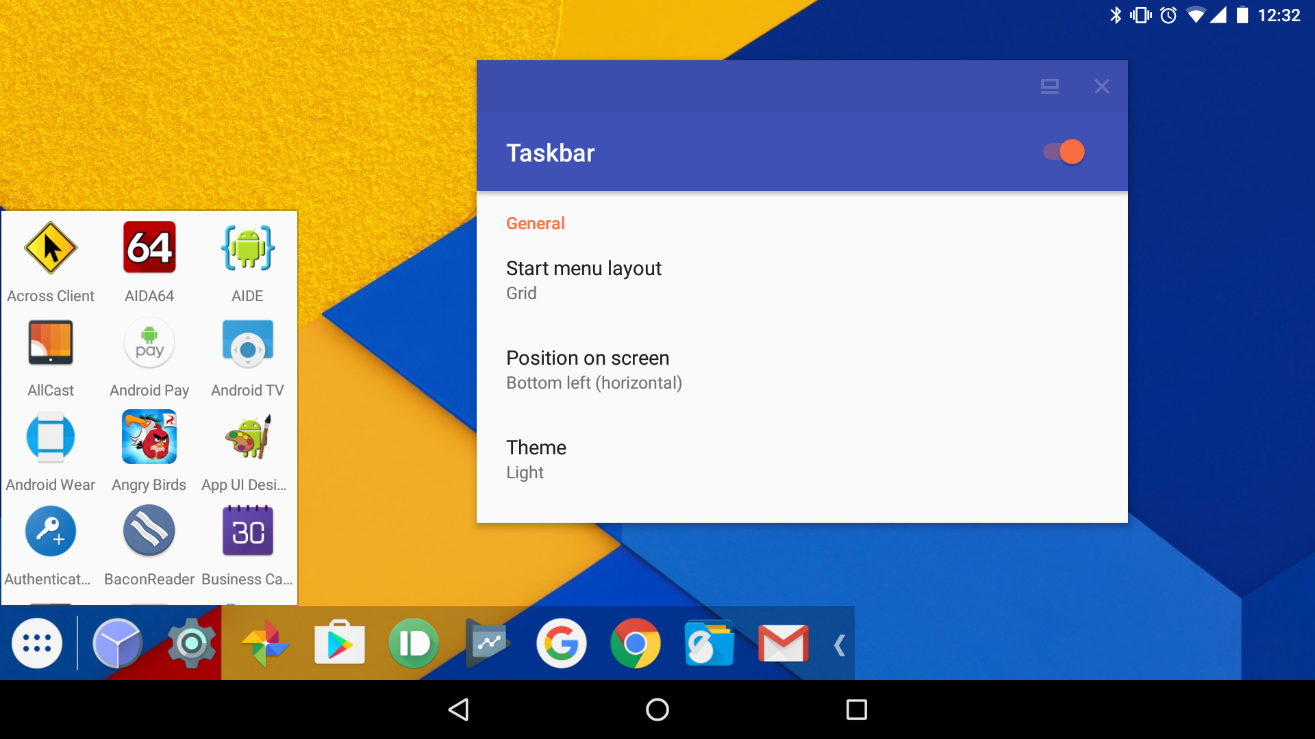 اسکرین شات 2 برنامه Taskbar