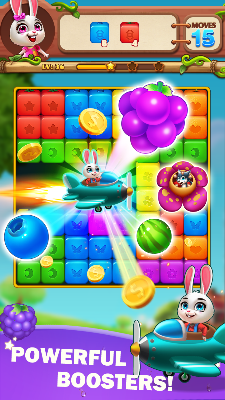 اسکرین شات 2 بازی Farm Fruit Block Fever