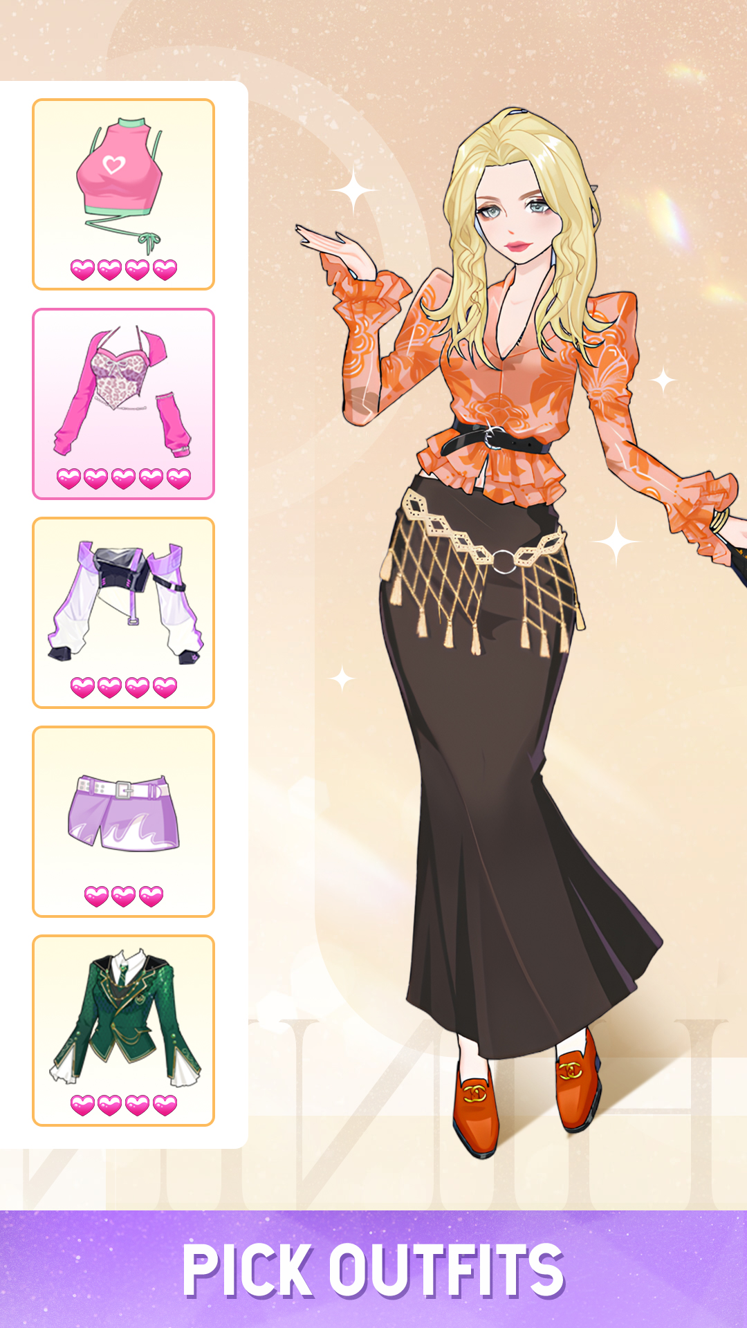 اسکرین شات 6 بازی Shining Me: Glow Idol Dress Up