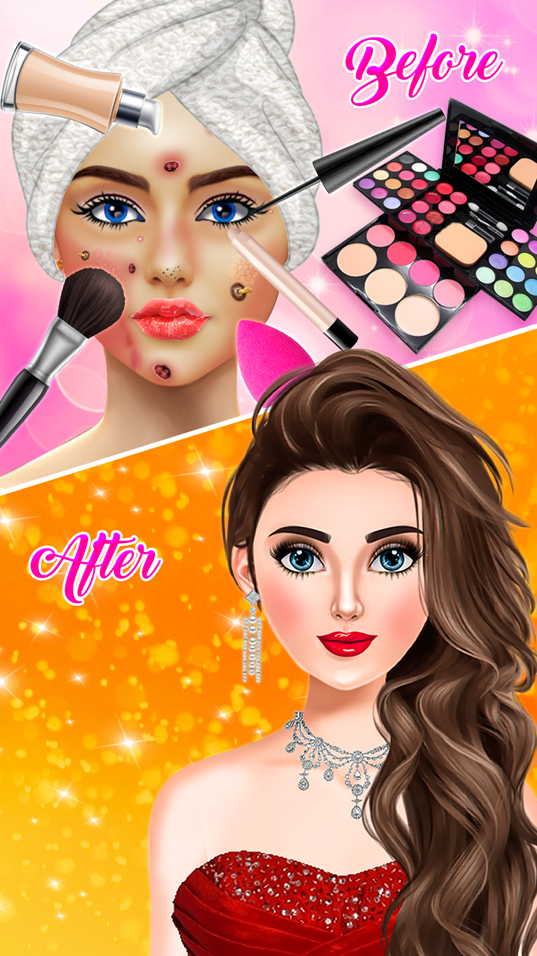 اسکرین شات 2 بازی Fashion Dress Up:Super Stylist