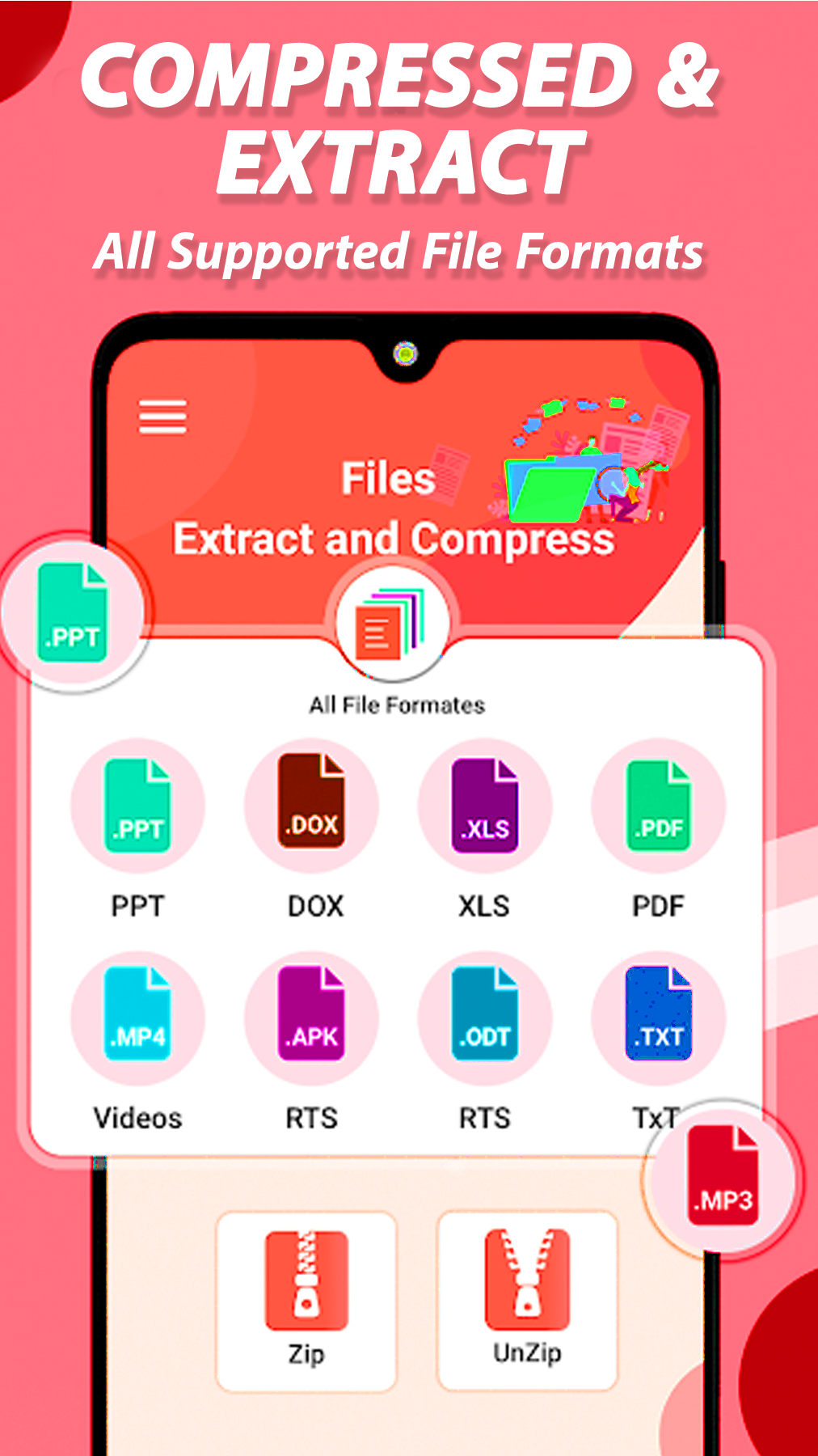 اسکرین شات 3 برنامه RAR Extractor : Zip Extractor