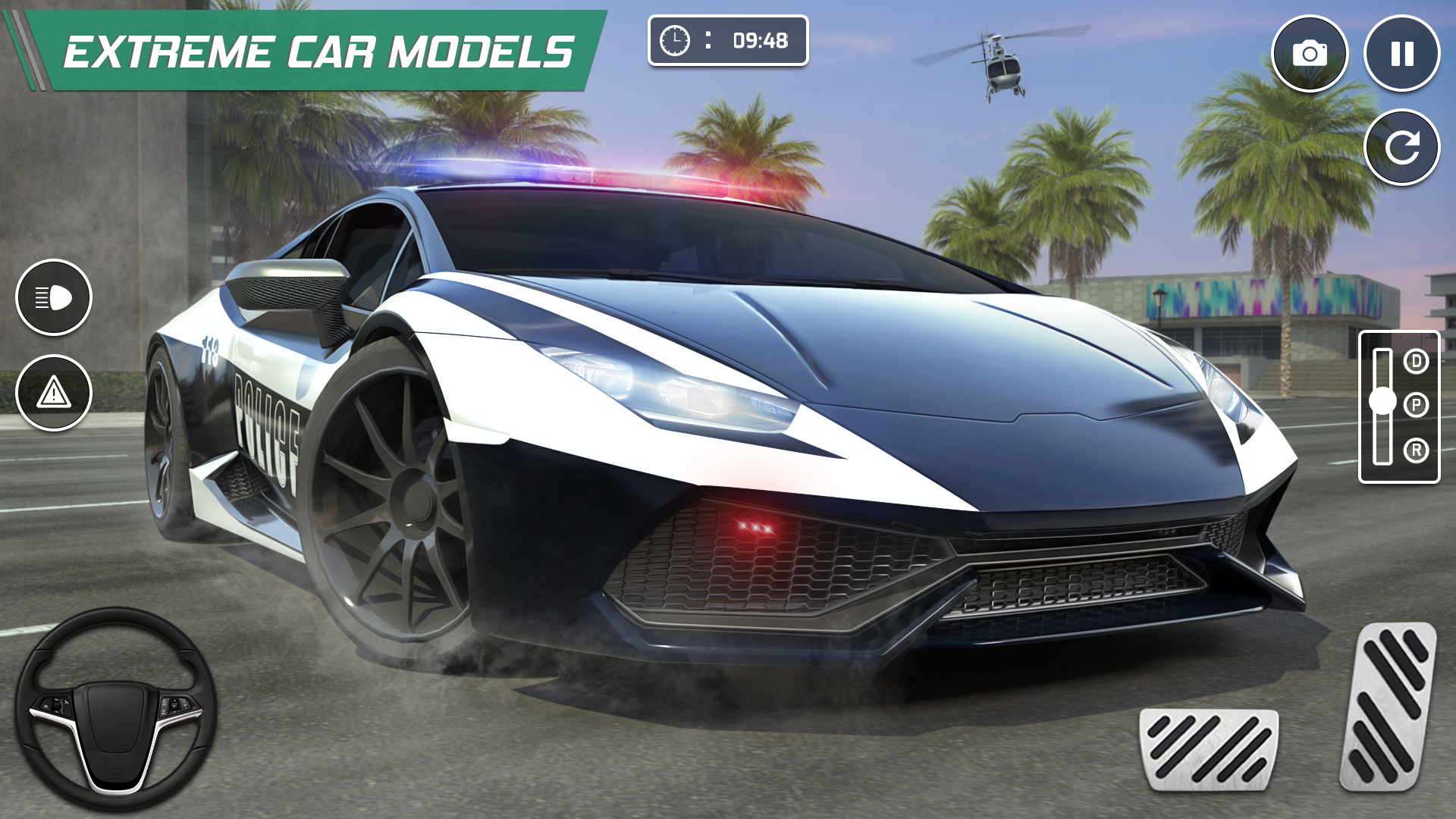 اسکرین شات 4 بازی US Police Car: Gangster Chase
