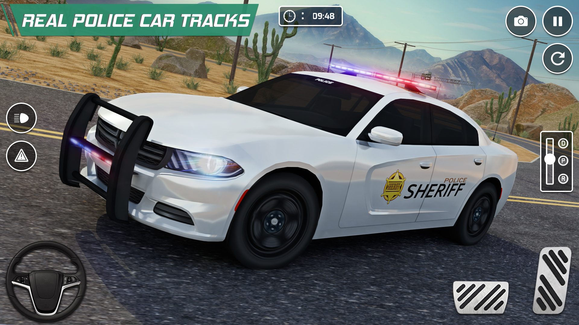 اسکرین شات 2 بازی US Police Car: Gangster Chase