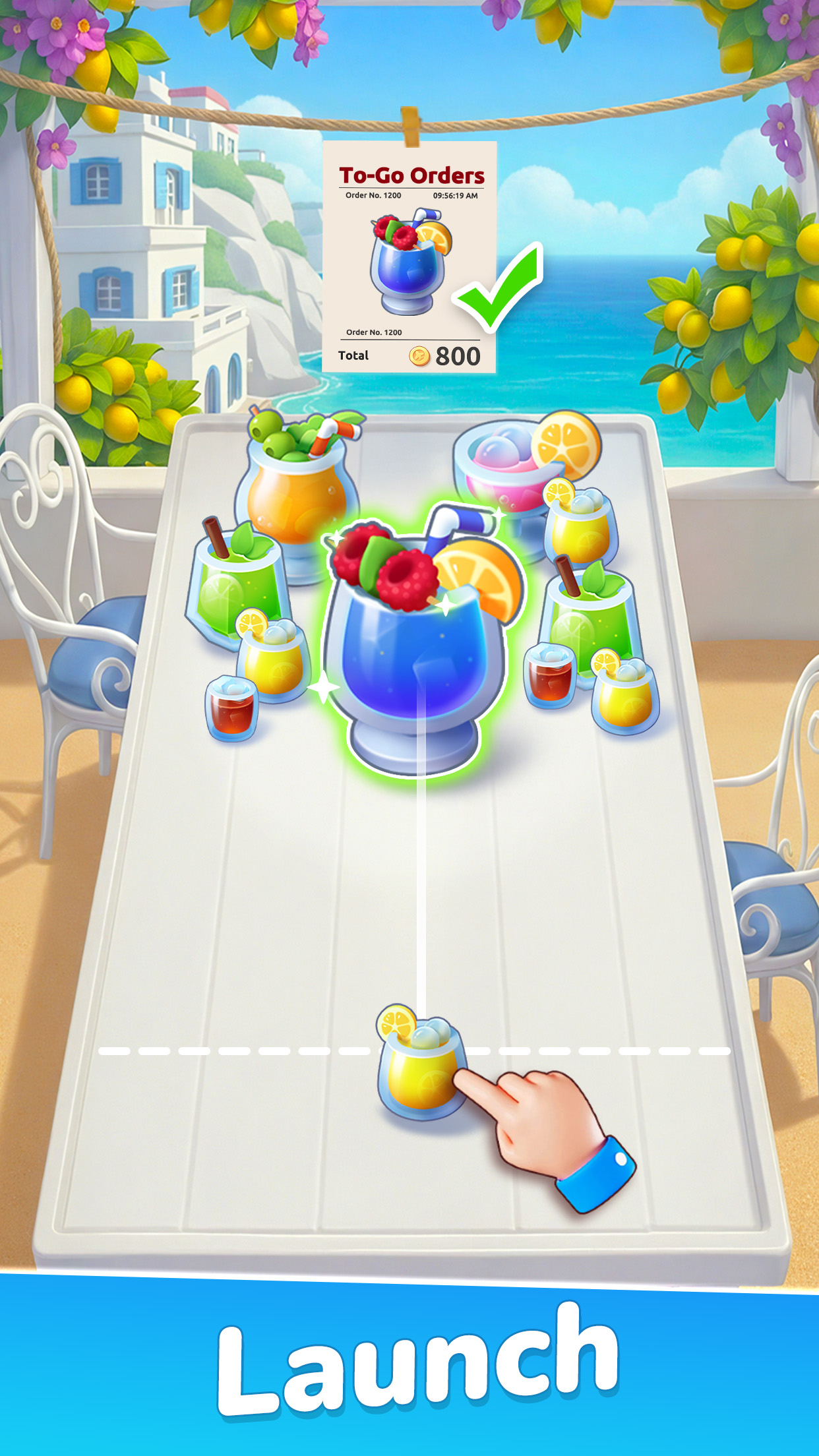 اسکرین شات 1 بازی Tasty Travels: Merge Game