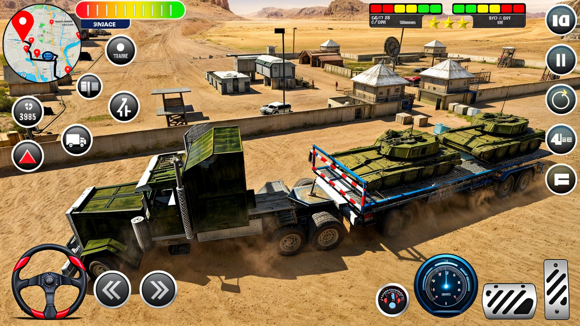اسکرین شات 4 بازی Army Transport Tank Ship Games