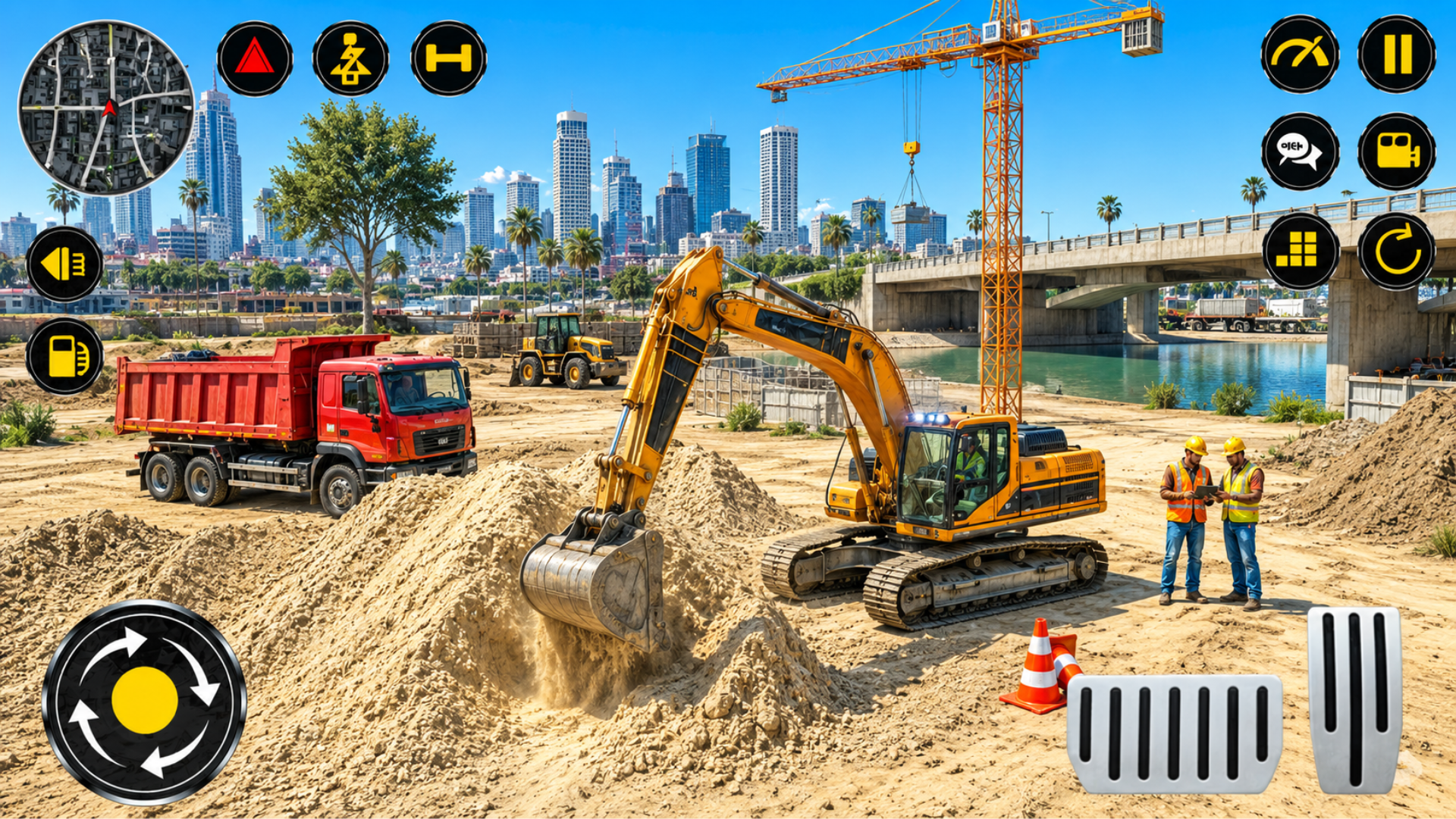 اسکرین شات 3 بازی Heavy Excavator Simulator PRO
