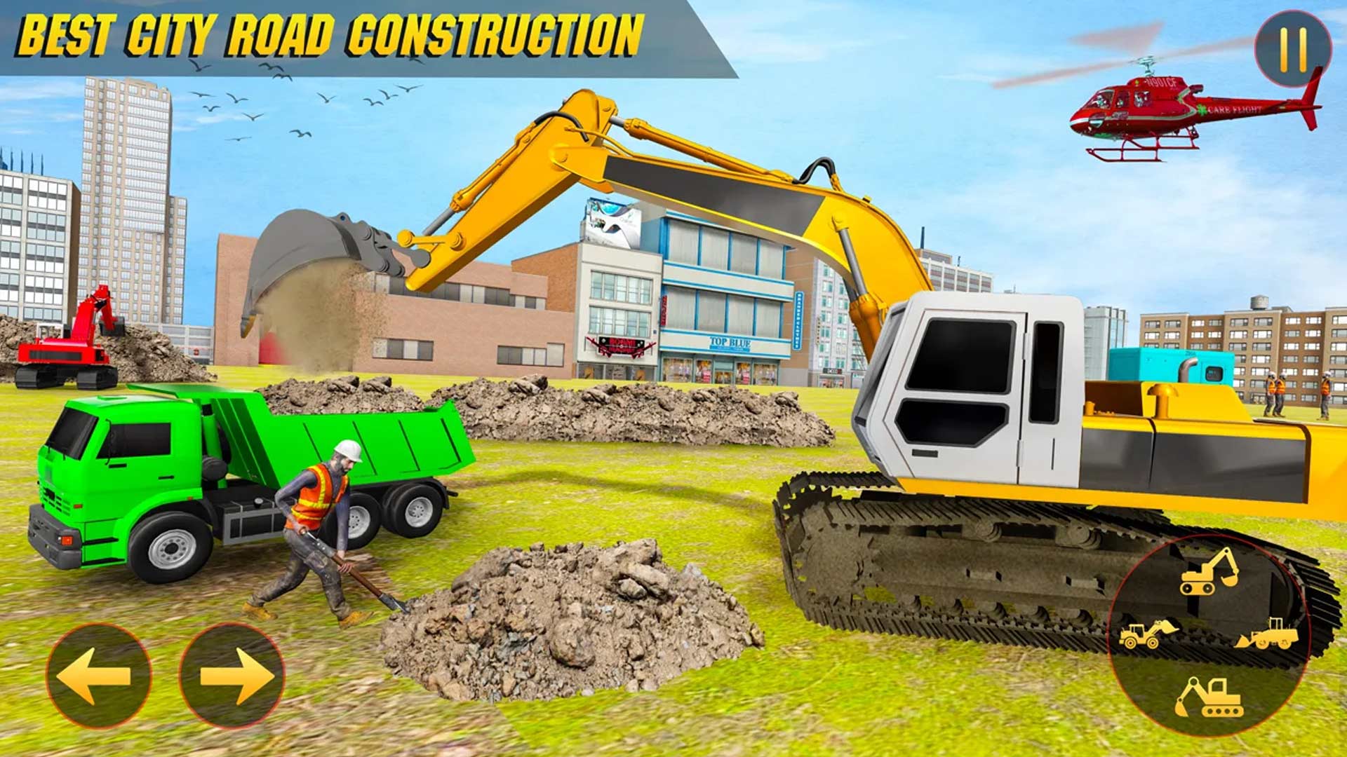 اسکرین شات 2 بازی Mega Road Construction Machine