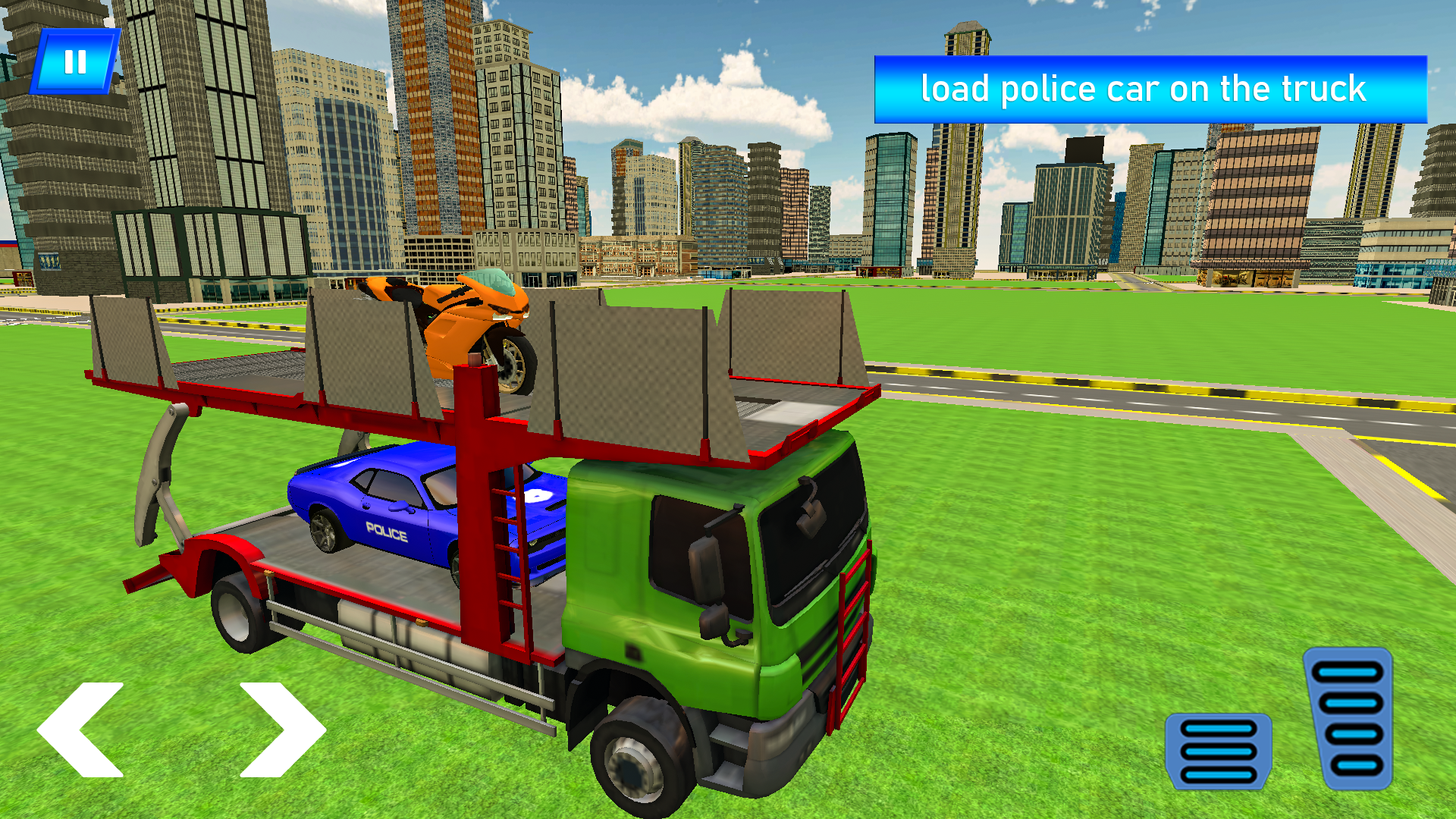 اسکرین شات 3 بازی Police Robot Transport Games