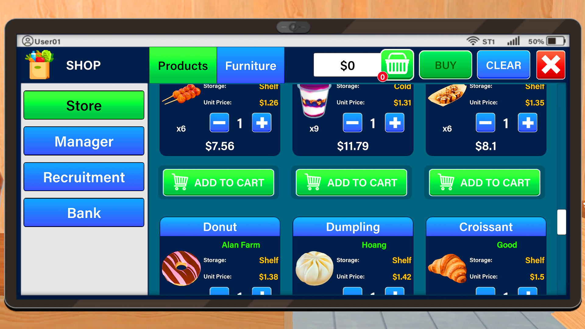 اسکرین شات 4 بازی Fast Food Kingdom Simulator