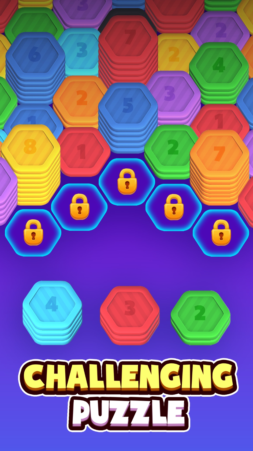اسکرین شات 2 بازی Hexa Color: Sorting Puzzle