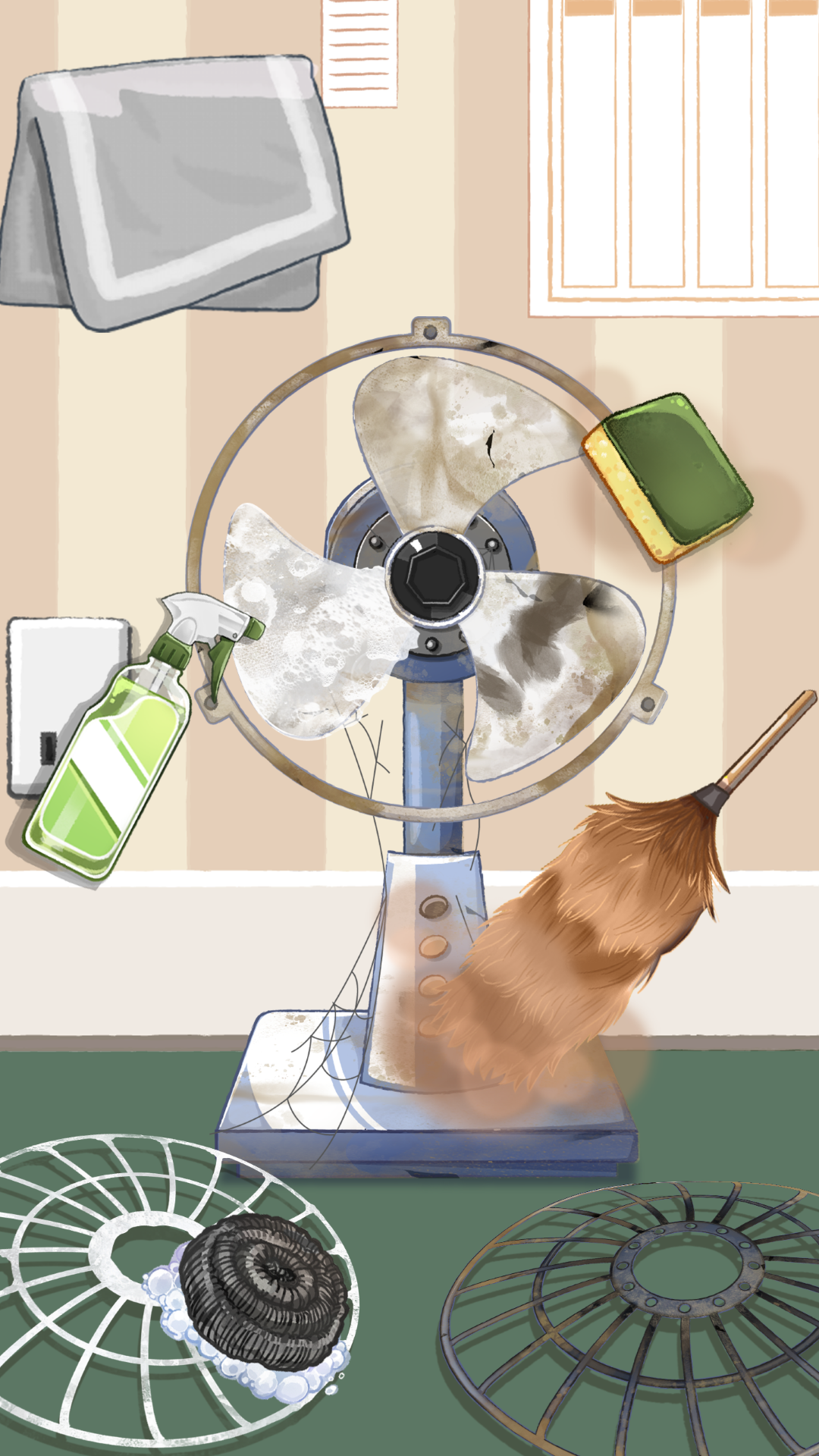 اسکرین شات 7 بازی Satiscream: Scary Tidy