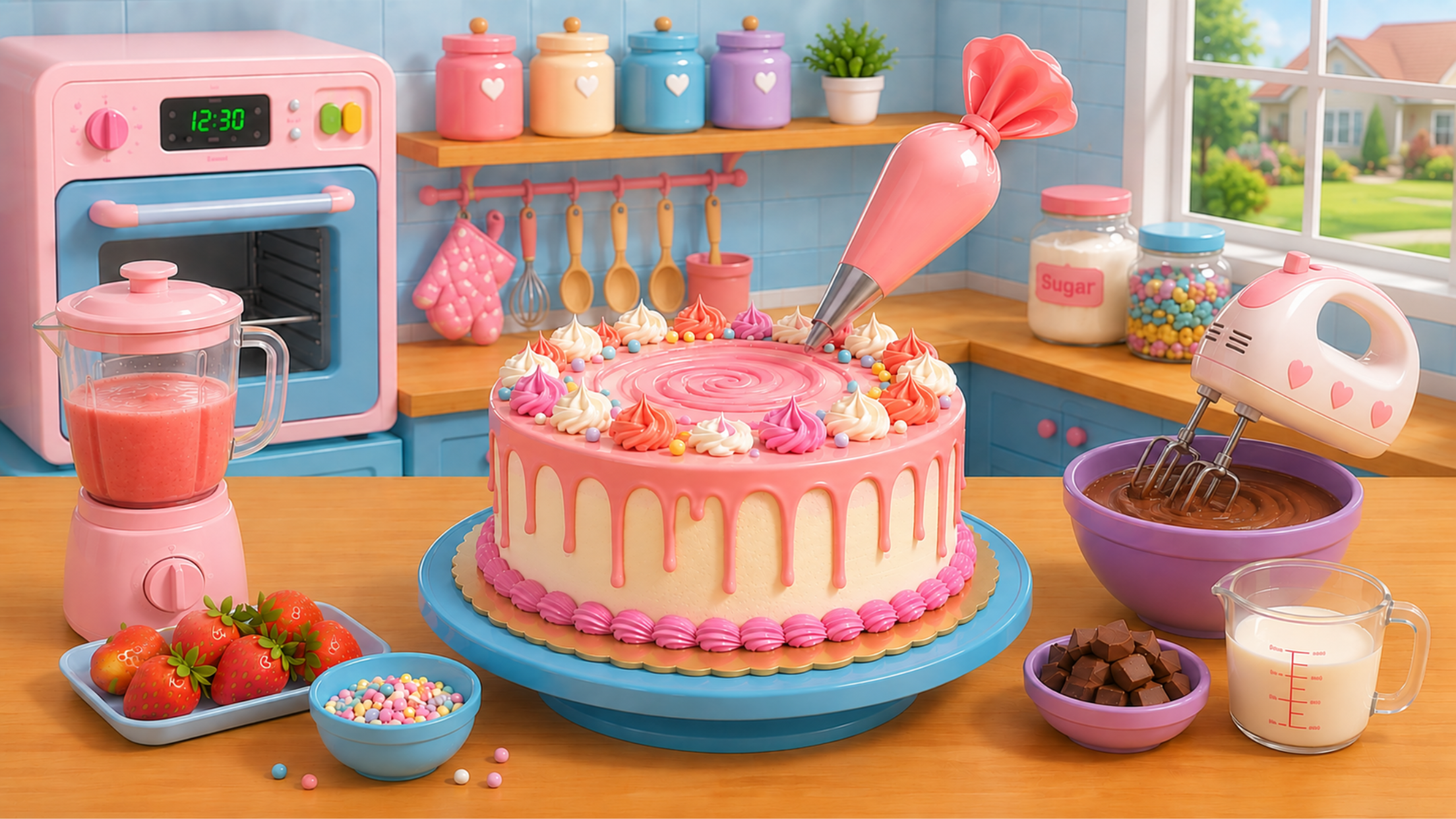 اسکرین شات 1 بازی Cake Maker: Cooking Cake Games