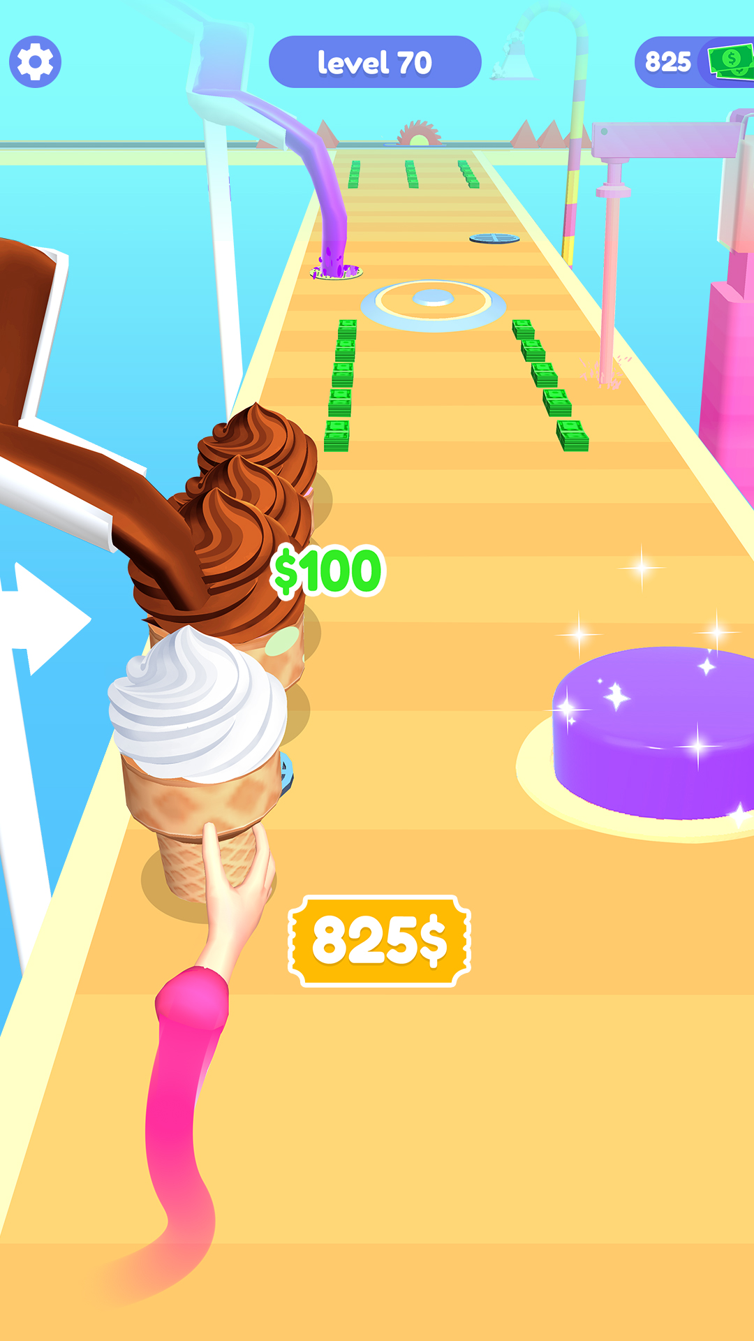 اسکرین شات 3 بازی Ice Cream Stack- Dessert DIY