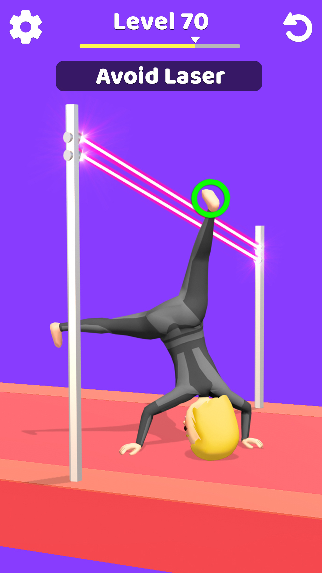 اسکرین شات 3 بازی Slow Mo Drag Run: Parkour Game