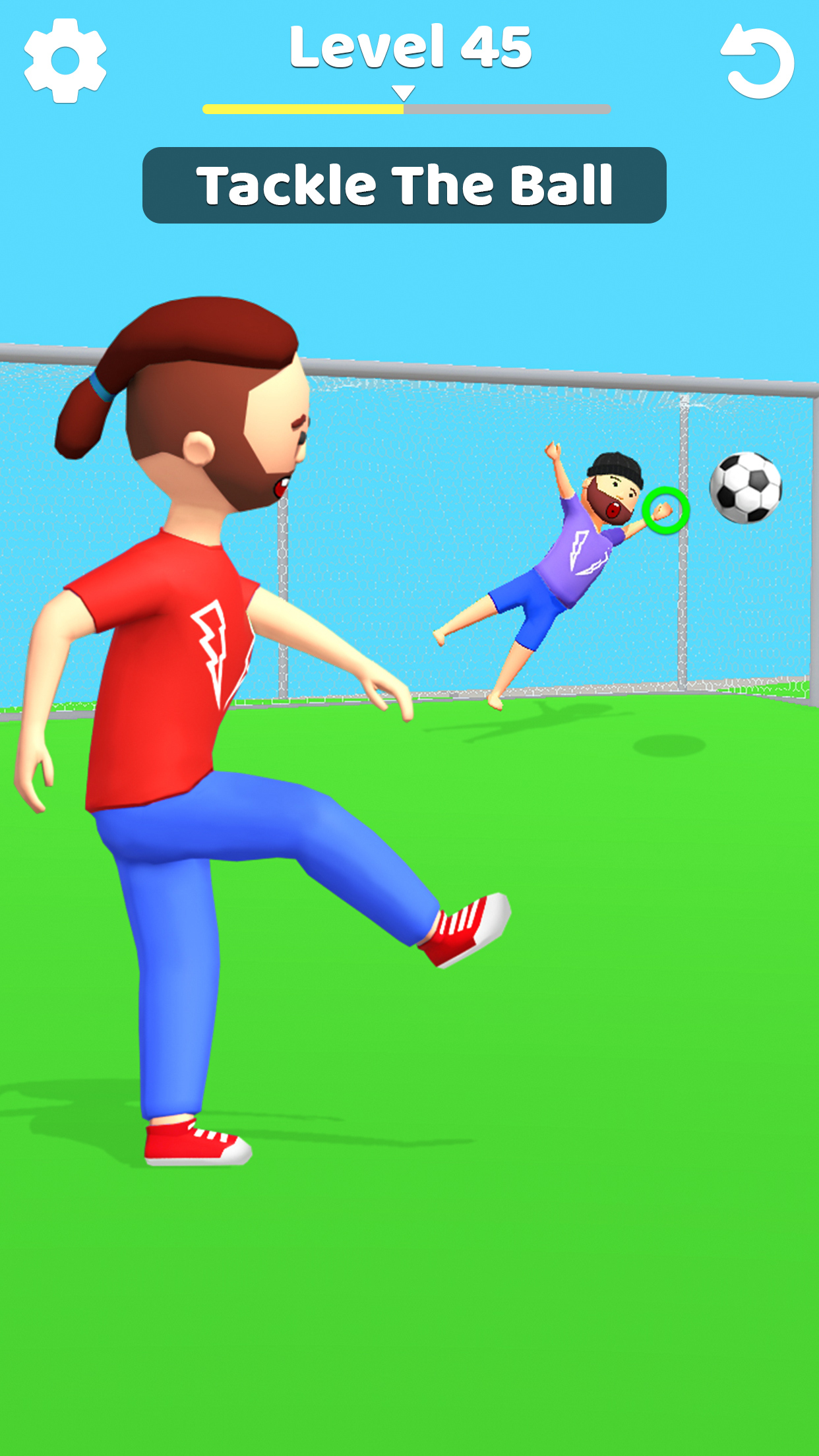 اسکرین شات 4 بازی Slow Mo Drag Run: Parkour Game