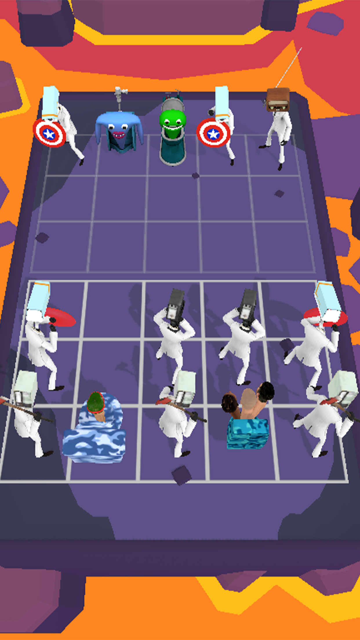 اسکرین شات 4 بازی Toilet Monster Merge Battle