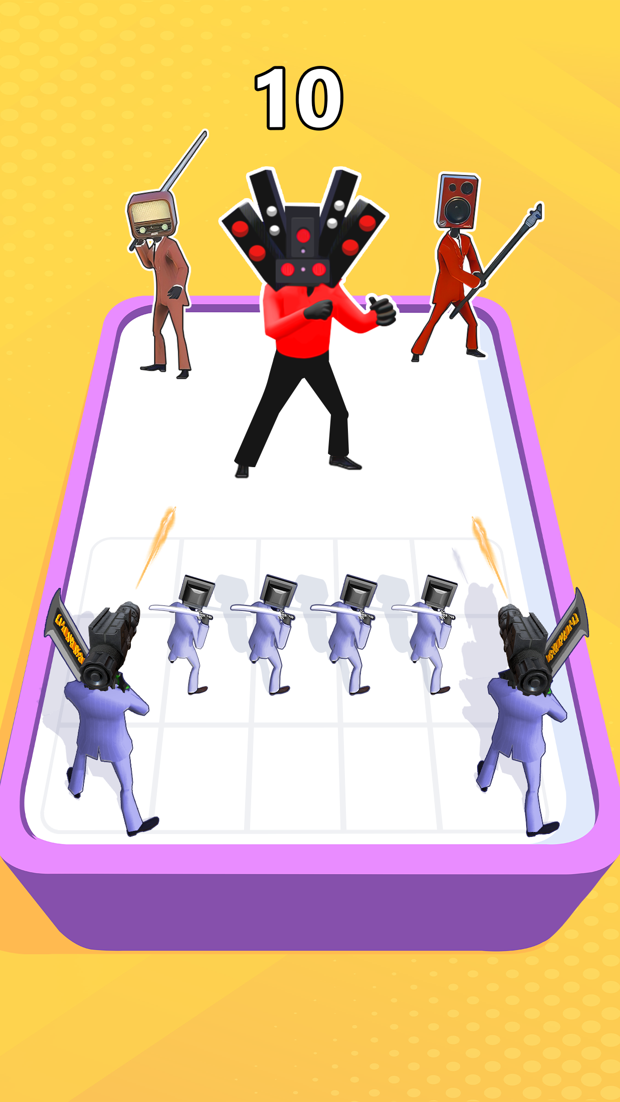 اسکرین شات 1 بازی Toilet Monster Merge Battle