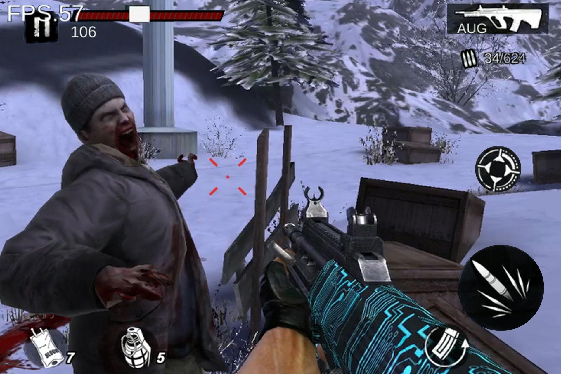اسکرین شات 5 بازی Zombie Frontier 4: Shooting 3D