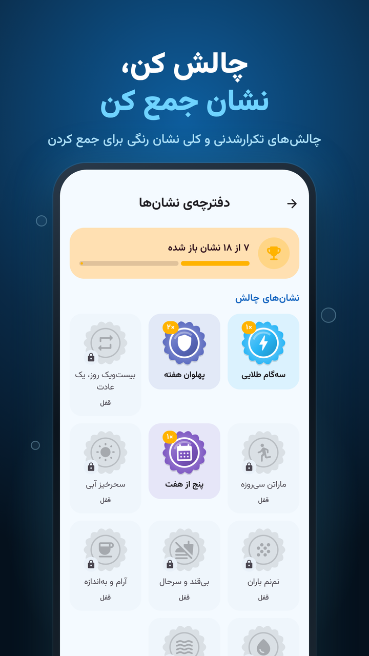 اسکرین شات 3 برنامه ‏نوش – یادآور نوشیدن آب