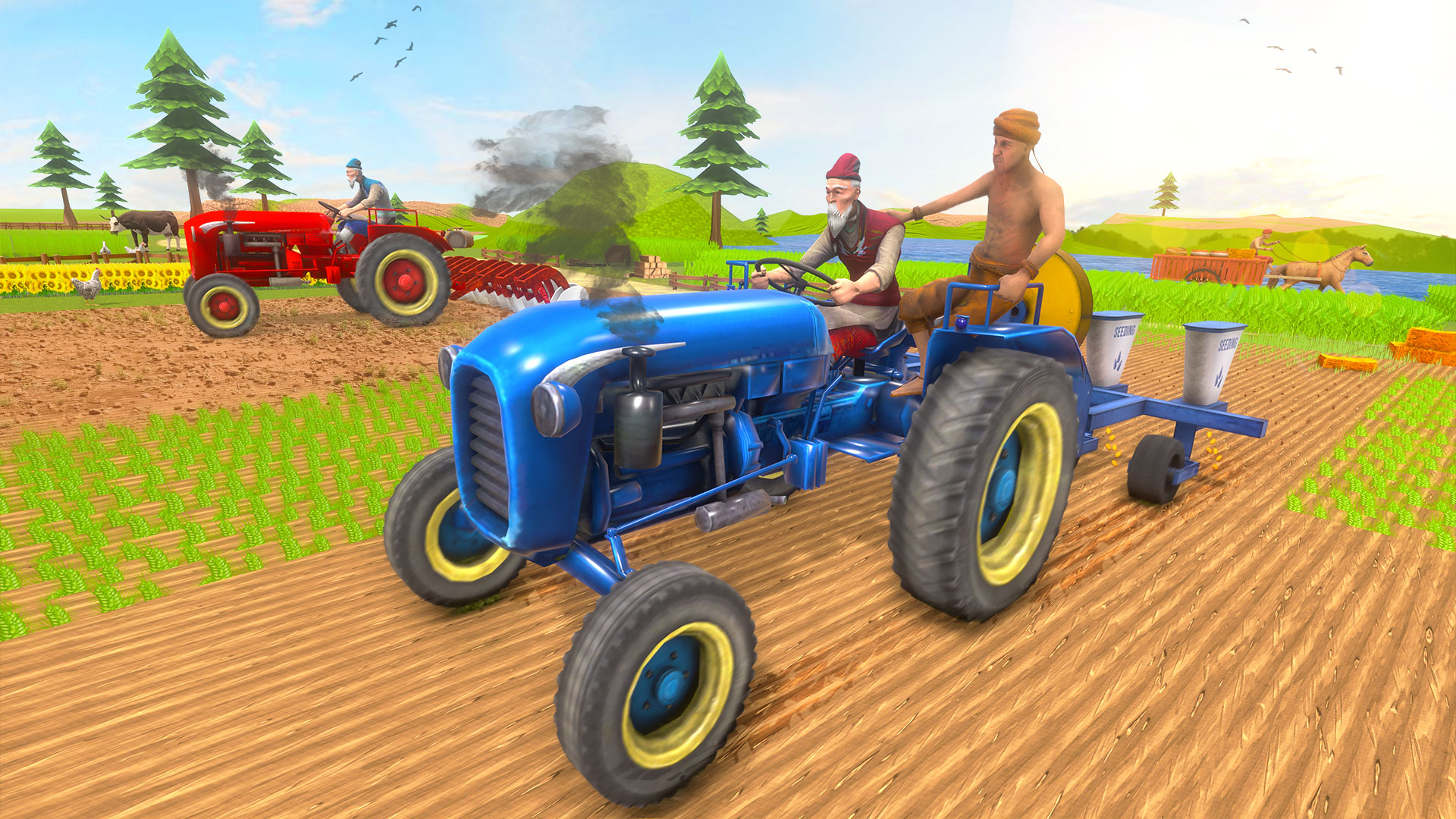 اسکرین شات 3 بازی Real Tractor Farmer Simulator