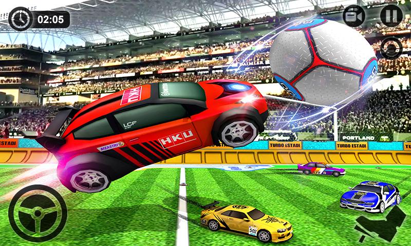 اسکرین شات 5 برنامه Soccer Car Ball Game
