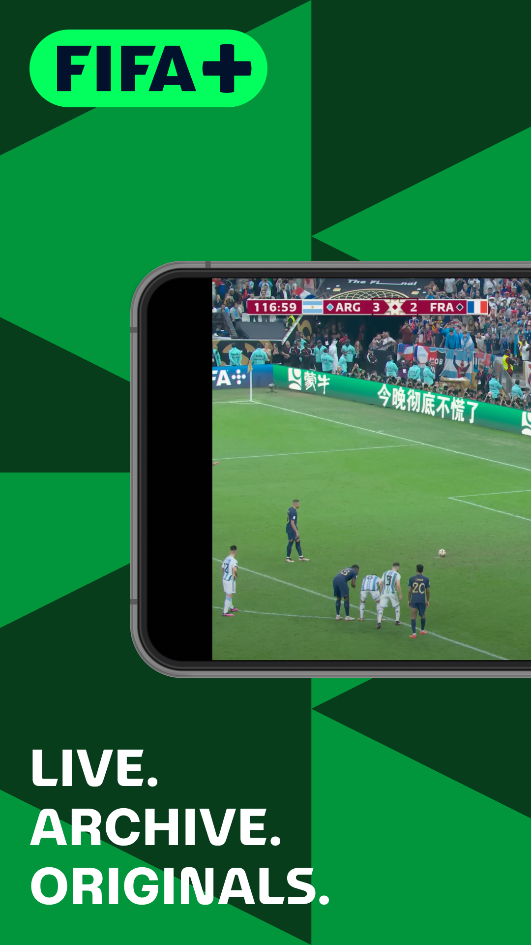 اسکرین شات 1 برنامه FIFA+ Stream Live Football TV