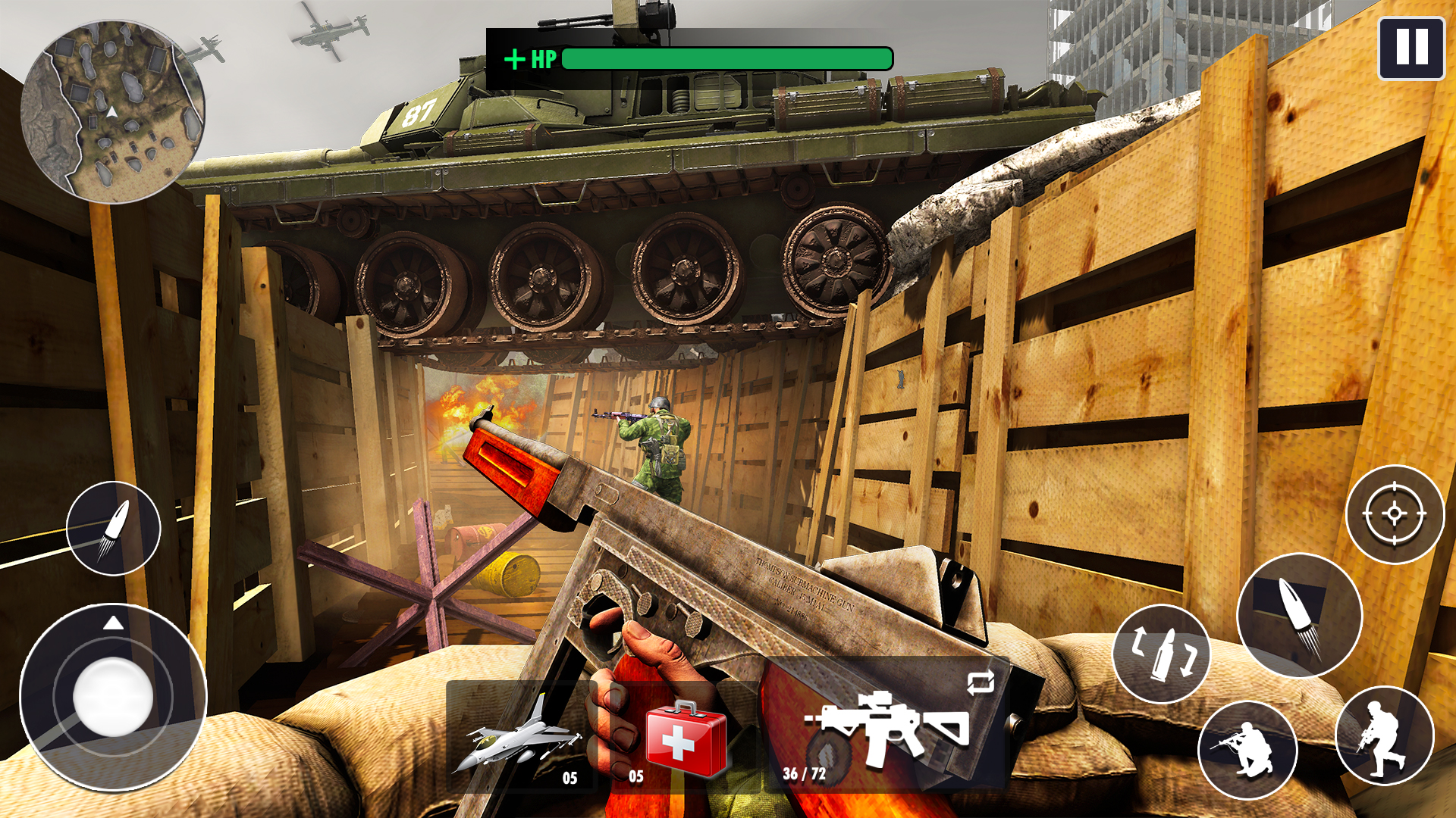 اسکرین شات 1 بازی WW2 Heroes: World War Games