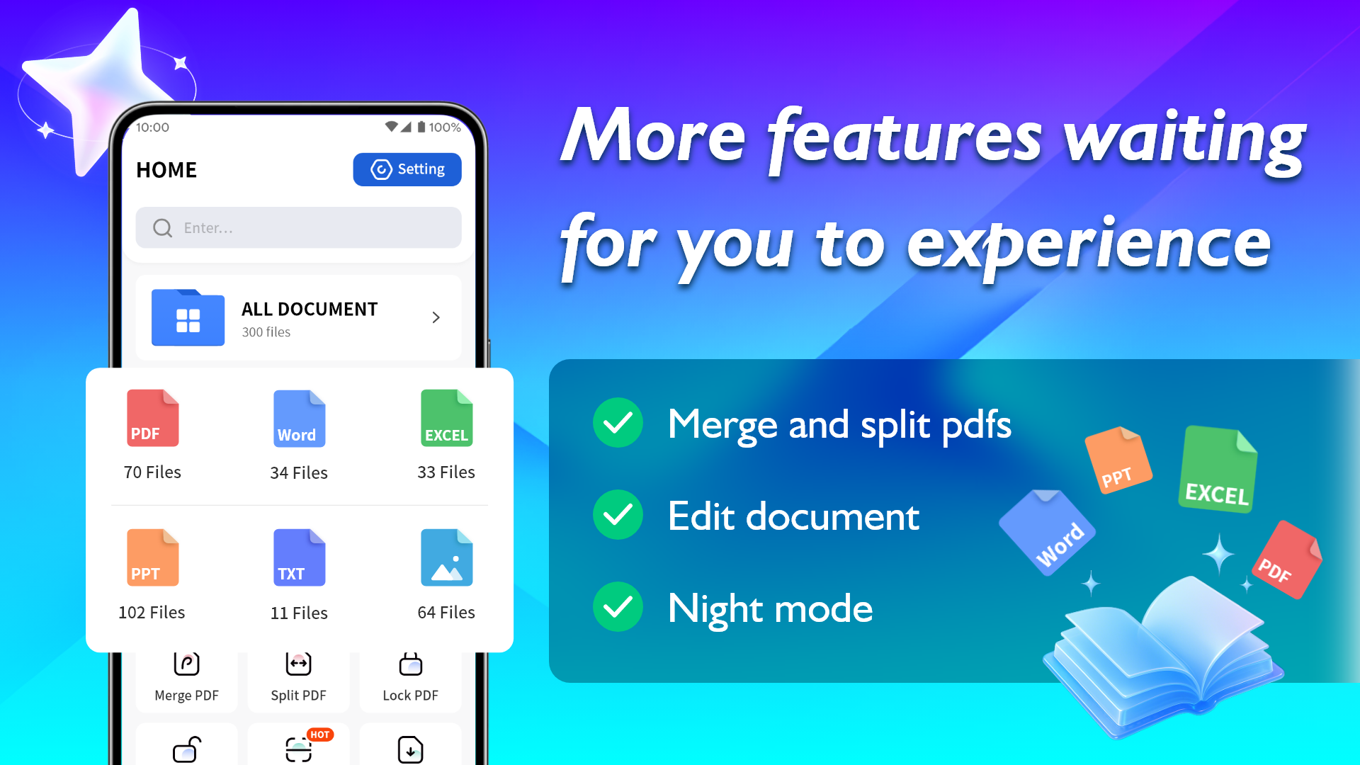 اسکرین شات 1 برنامه Document Reader App