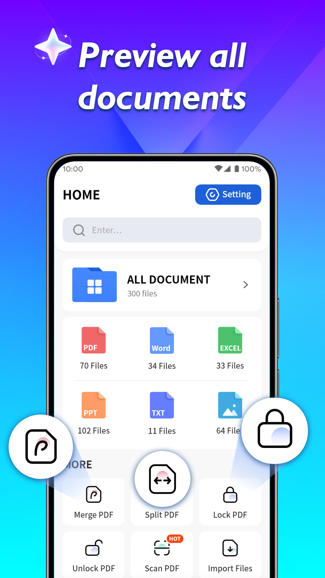 اسکرین شات 2 برنامه Document Reader App
