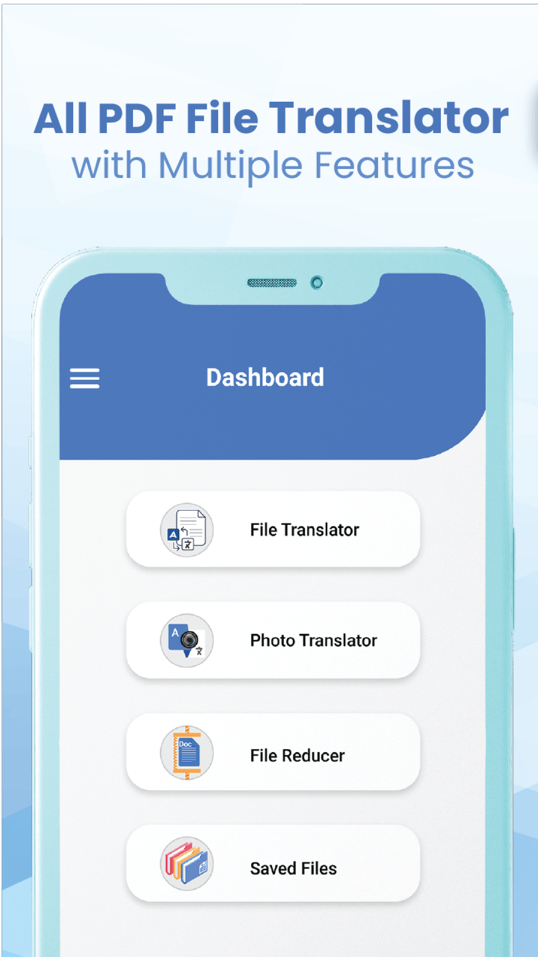 اسکرین شات 2 برنامه Photo & PDF Translator App