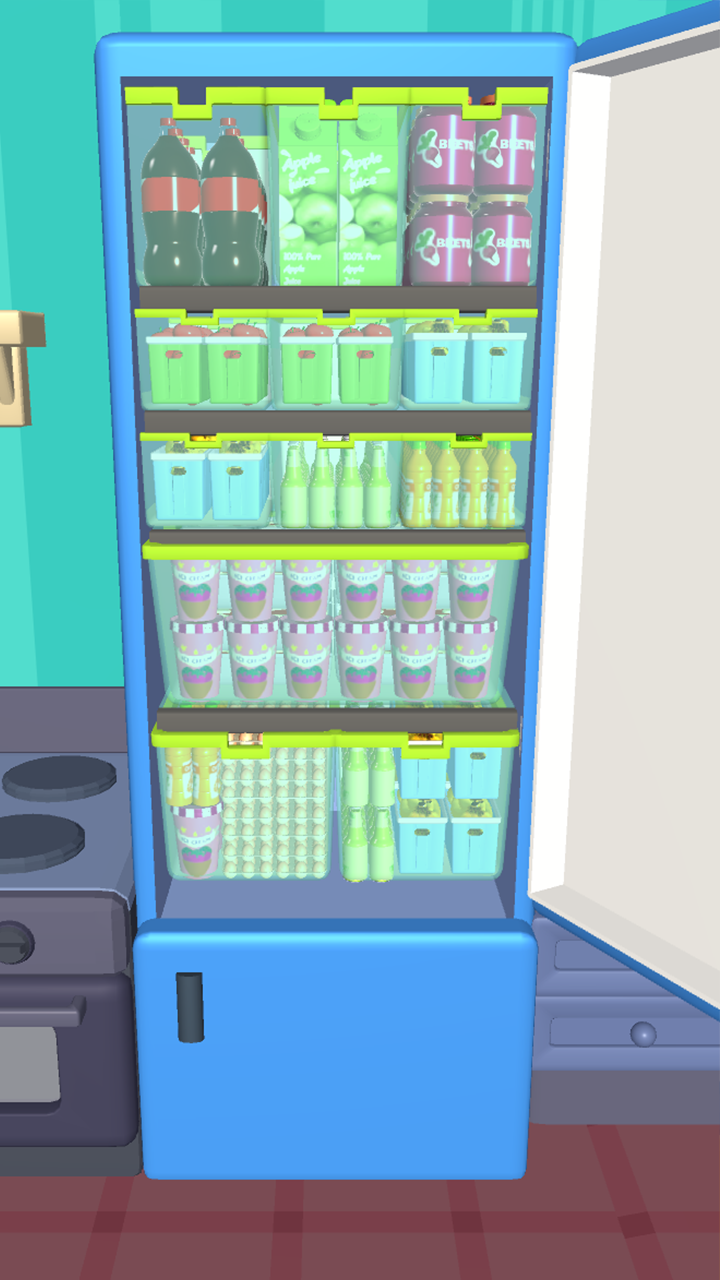 اسکرین شات 1 بازی Fridge Organizing 3D