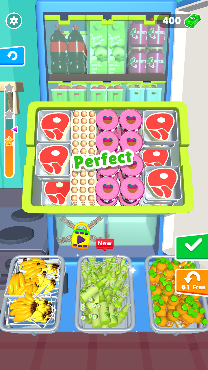 اسکرین شات 2 بازی Fridge Organizing 3D