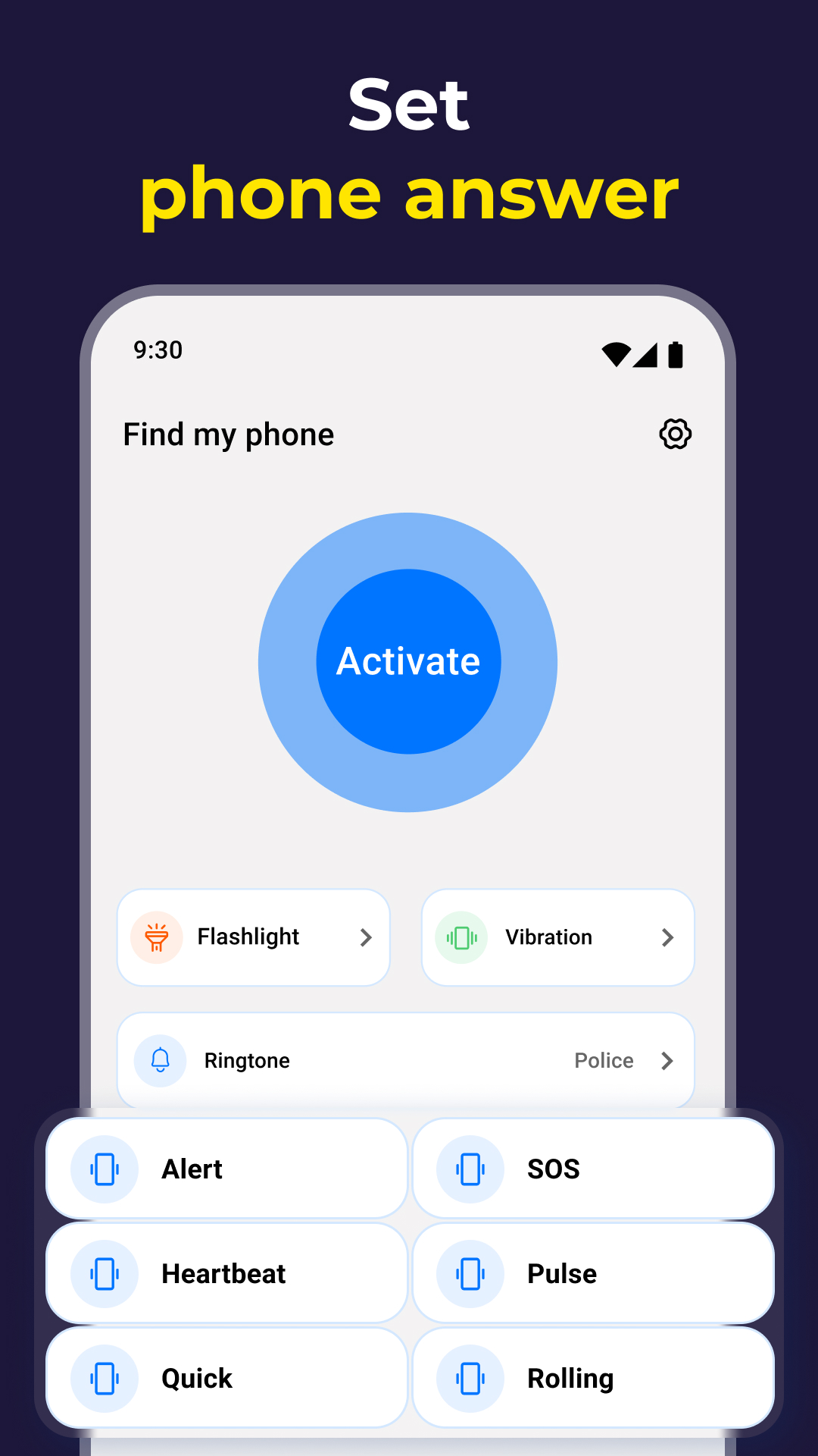 اسکرین شات 7 برنامه Find My Phone by Clap